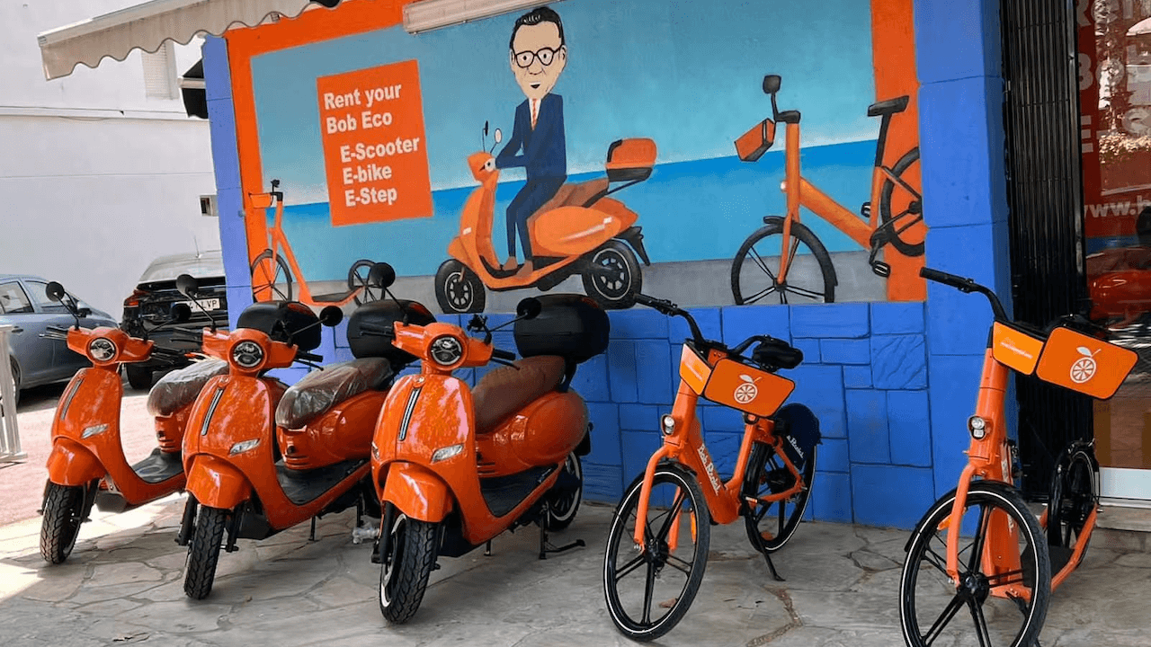 An electric vehicle for your trip in Salou, Spain.